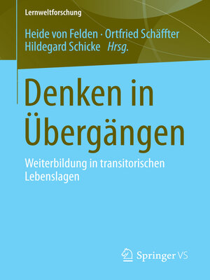 cover image of Denken in Übergängen
